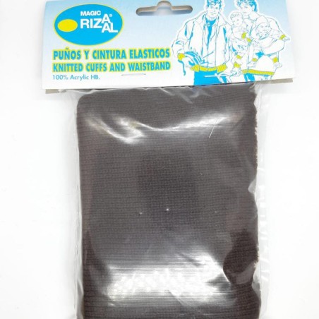 Cintura patente elástica Rizaal marrón 