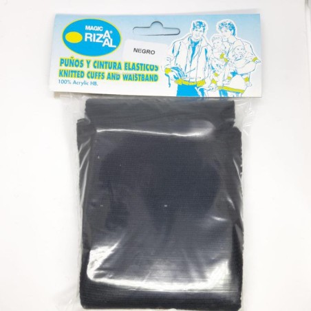 Cintura patente elástica Rizaal negra