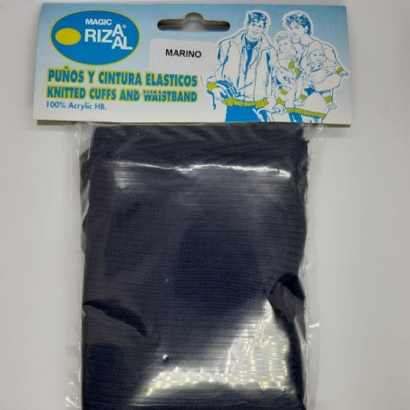 Cintura patente elástica Rizaal azul marino