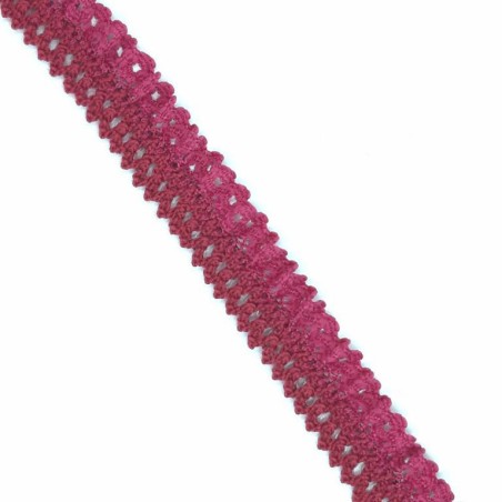 Encaje rizado elástico decorativo buganvilla