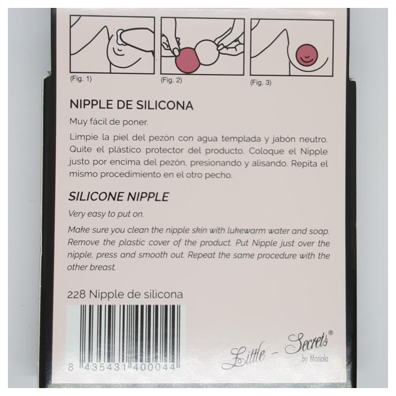 Pezonera silicona escotes o espalda descubierta