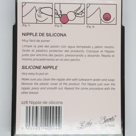 Pezonera silicona escotes o espalda descubierta