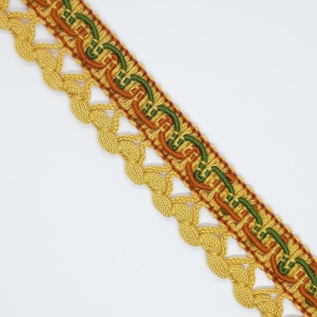 Galón berguilla y cuquillo bicolor