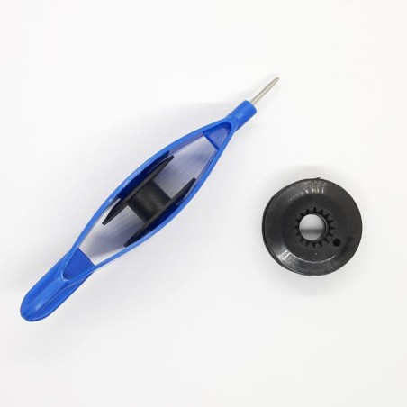 Aguja lanzadera anudados Frivolité 