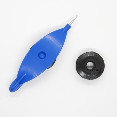 Aguja lanzadera anudados Frivolité 