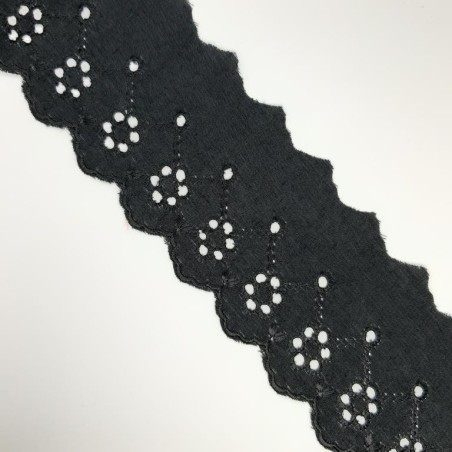 Tira bordada puntilla colores vivos 6 cms