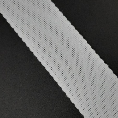 Cinta entredos panamá blanca 10 cms punto de cruz para bordar