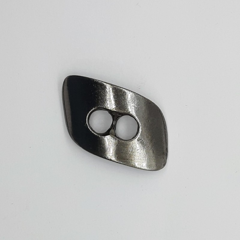 Botón trenca plata envejecida