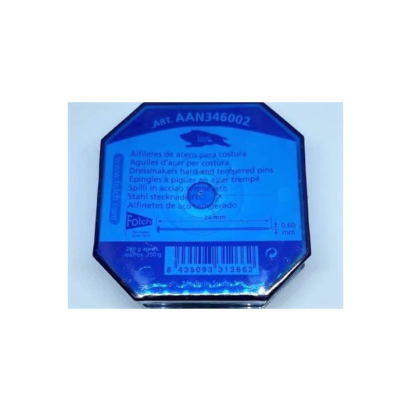Alfileres costura Folch 