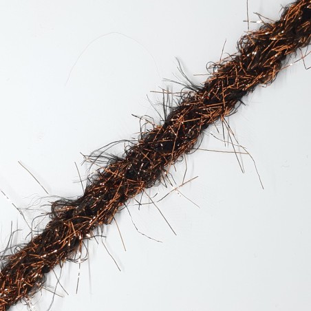 Galón chanel destellos pelos cobre