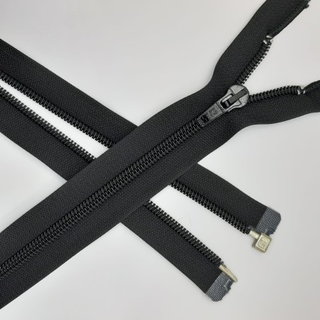 Cremallera extralarga separador negra