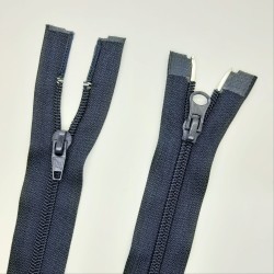 Cremallera separador doble cursor 1 metro marrón 2