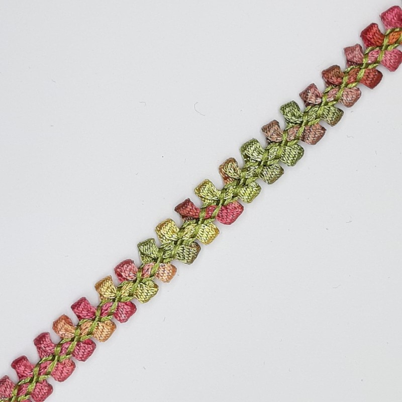 Galón pasamanería 1 cm verde