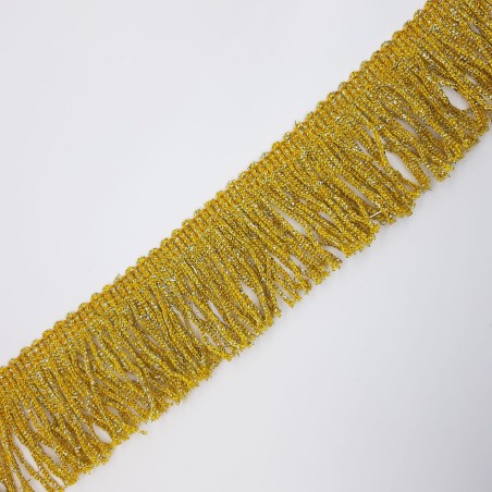 Fleco clásico metalizado dorado 5 cms