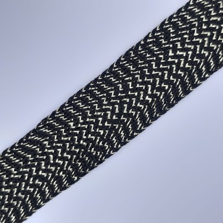 Cinta trenza lúrex oro 3 cms