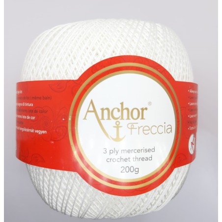 Ovillo hilo Anchor Freccia blanco 200 gramos