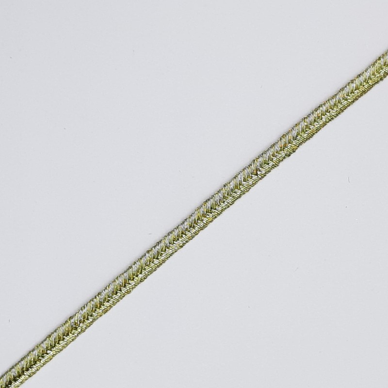 Cordón soutache dorado 3 mm