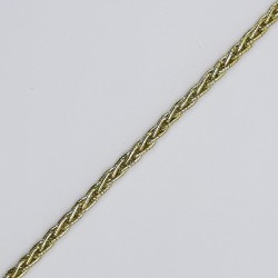 Cordón trenzado metalizado 3 mm
