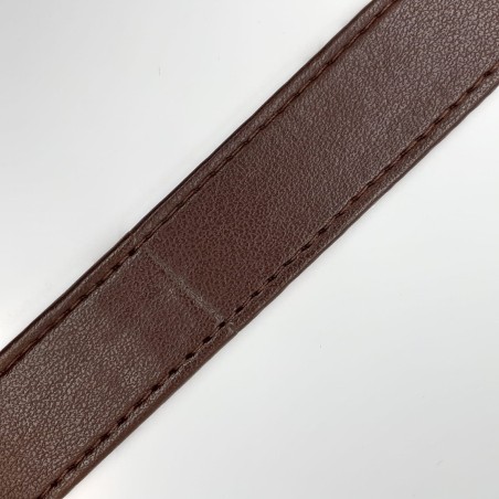 Tira polipiel 2 cms marrón. 