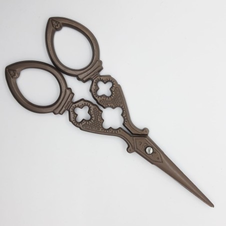 Tijera titanio cobre viejo vintage 