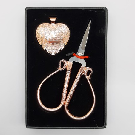 Set tijera para bordar y corta hilos de colección