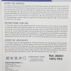 Rodillera codera pata de gallo termoadhesiva 2