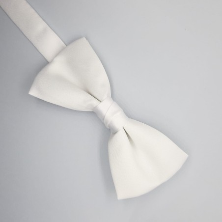 Pajarita caballero clásica con regulador blanca