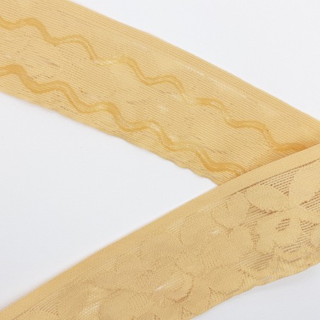 Cinta elástica con silicona 5 cms. Especial para fajas, prendas de lencería y corsetería. 