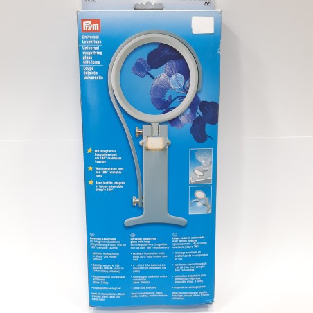 Lupa universal con luz para costura.