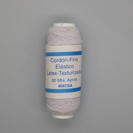 Bobina hilo elástico resistente blanco