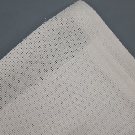 Tela panamá especial punto de cruz blanca