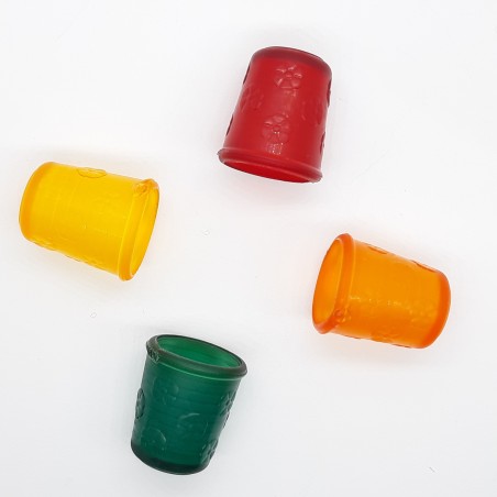 Dedal de silicona flexible para costura