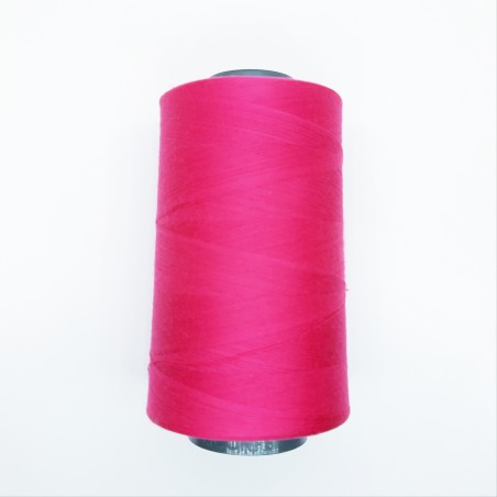 Cono hilo 5000 metros poliéster textil fucsia
