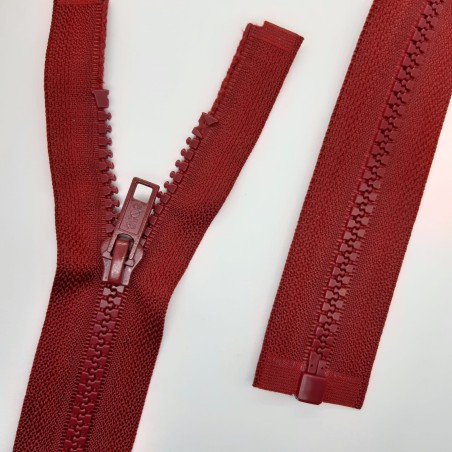 Cremallera reversible separador inyectada 75 cms