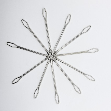 Aguja pasacinta ideal para pasar cintas, elásticos y cordones