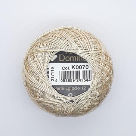 Ovillo hilo Nº 12 de 5 gramos Domino para bordar y punto de cruz
