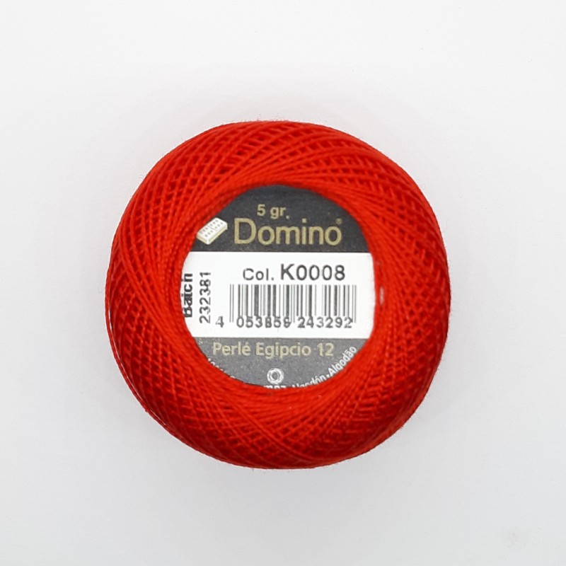Ovillo hilo Nº 12 de 5 gramos Domino para bordar y punto de cruz