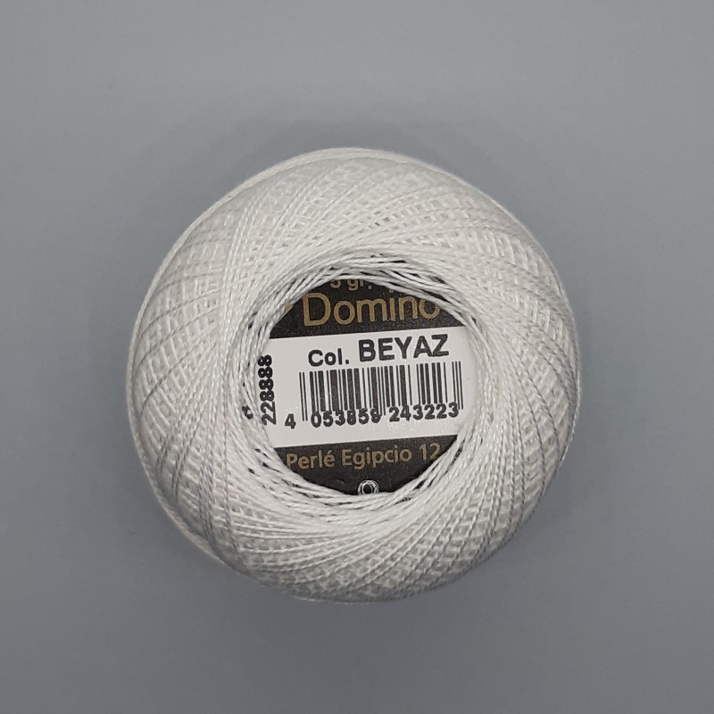 Ovillo hilo Nº 12 de 5 gramos Domino para bordar y punto de cruz