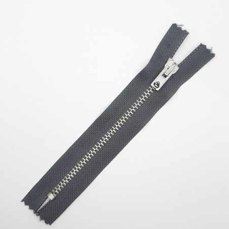 Cremallera metálica malla 3 especial vaqueros gris