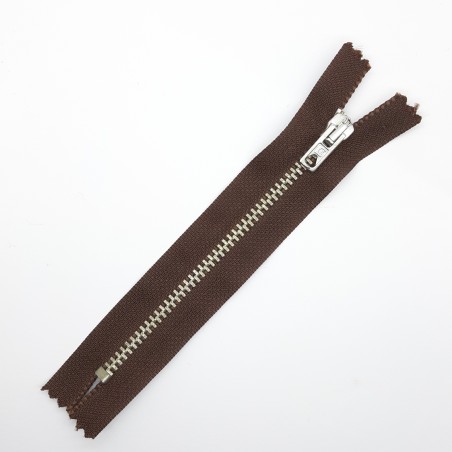 Cremallera metálica malla 3 especial vaqueros marron