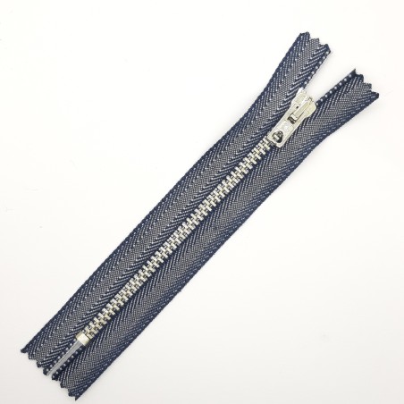 Cremallera metálica malla 3 especial vaqueros color jeans