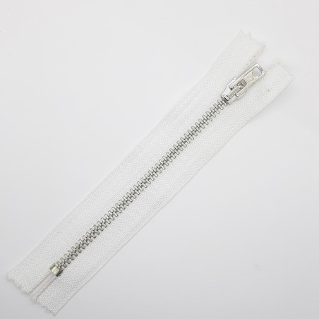 Cremallera metálica malla 3 especial vaqueros blanco