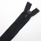 Cremallera cerrada gruesa 20 cms negro para uniformes
