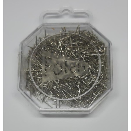 Alfiler corto de latón. 