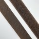 Cinta velcro para coser marrón de 2 cms 