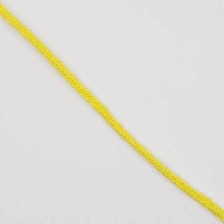 Cordón elástico para mascarillas quirúrgico amarillo