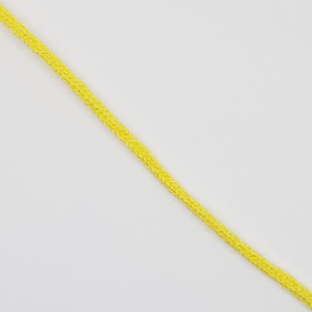 Cordón elástico para mascarillas quirúrgico amarillo