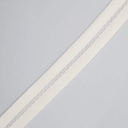 Cinta de vainica organza marfil 1,5 cms especial ceremonias