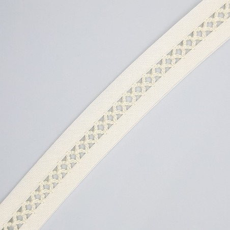 Cinta vainica batista beige de 2 cms especial prendas y complementos de ceremonias