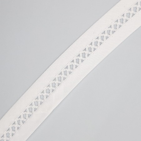 Cinta vainica batista blanco de 2 cms especial prendas y complementos de ceremonias